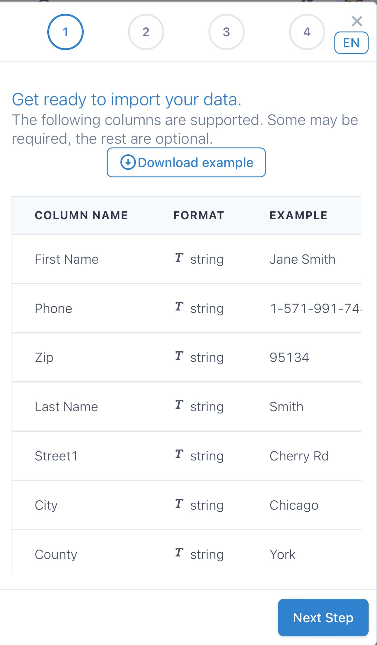 Import your leads from CSV files with just a few taps.