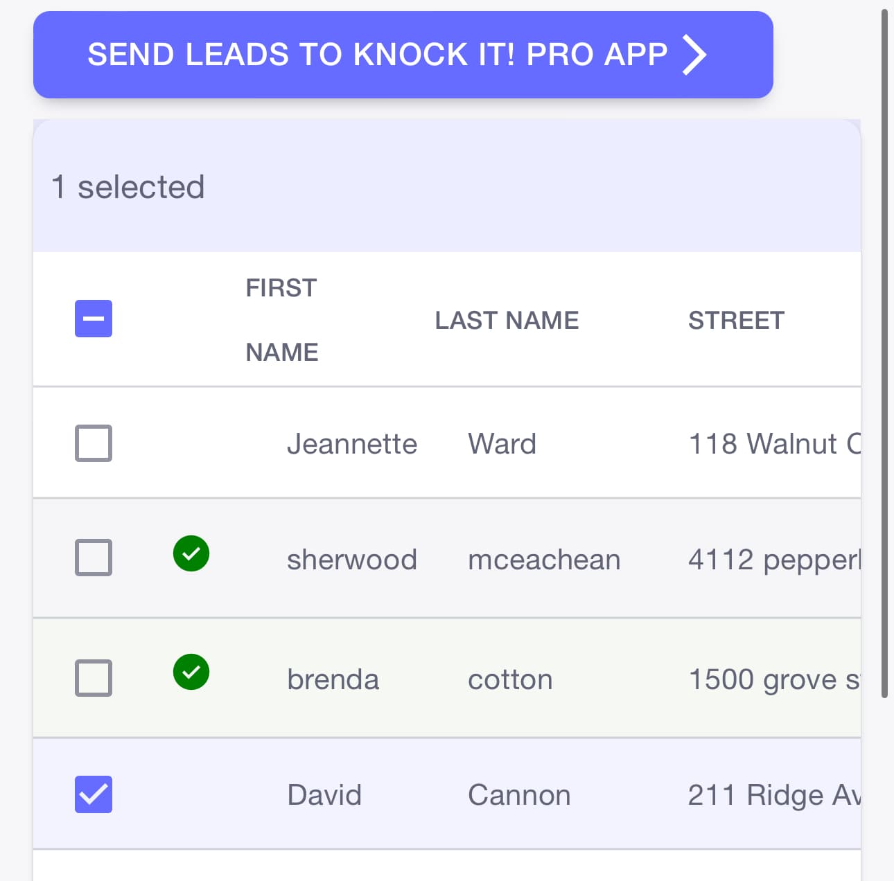 Seamlessly integrate with OPT for direct lead imports.